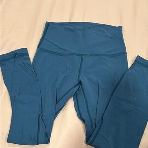 Lululemon Align 7/8 25” leggings in teal
